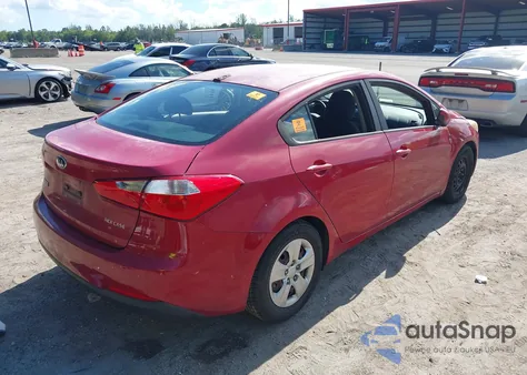 2016 Kia Forte Lx from USA, damaged, VIN KNAFK4A64G5613375